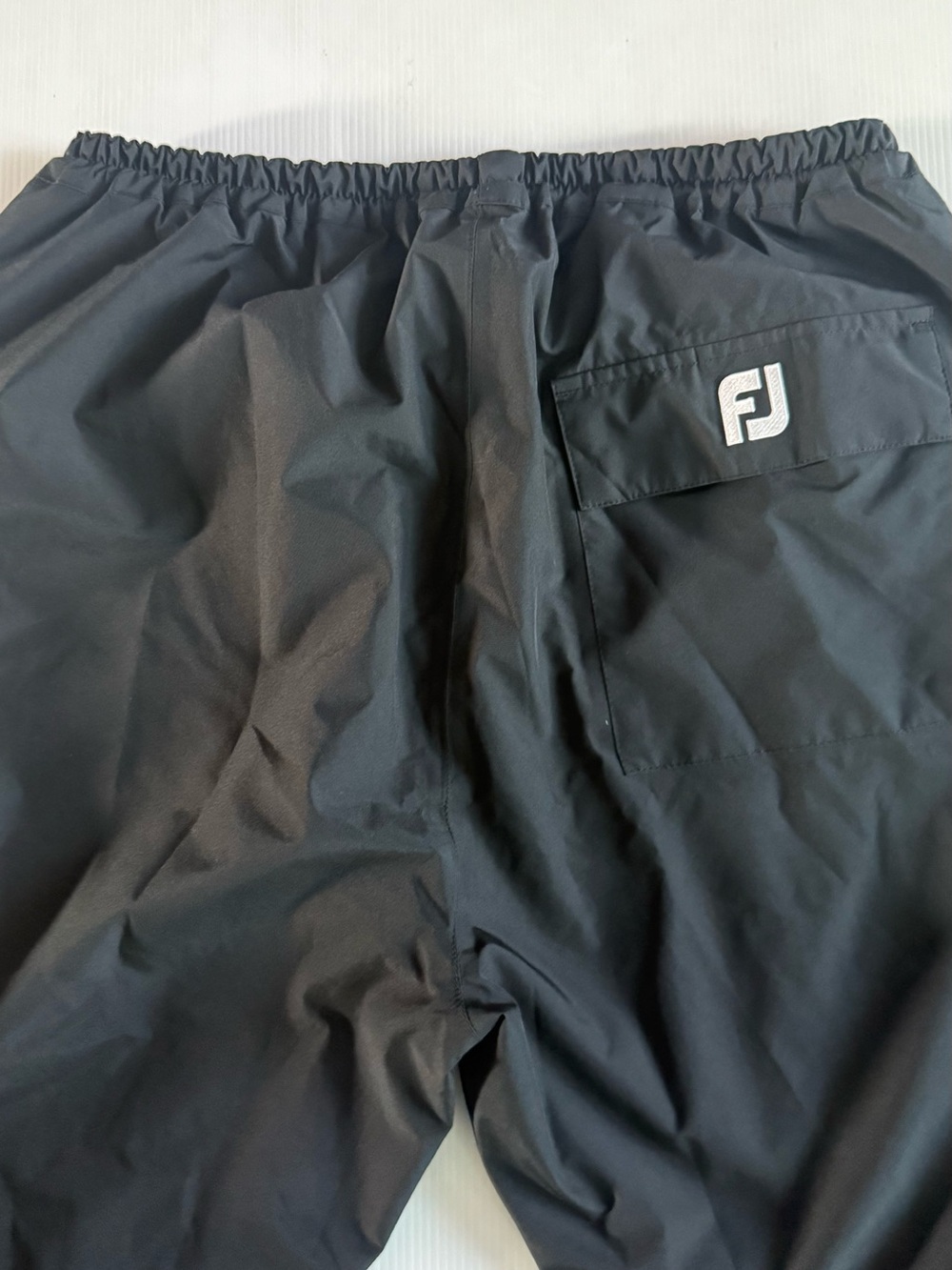 DryJoys by FootJoy Rain Golf Pants Mens L Waterproof Hydrolite Outerwear Black - Picture 6 of 11